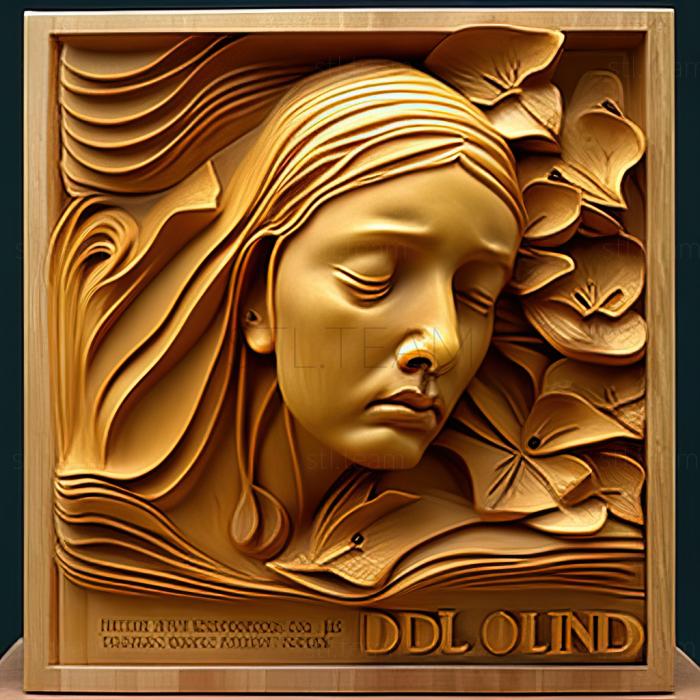 3D модель Золотий зошит Доріс Лессінг 1962 (STL)